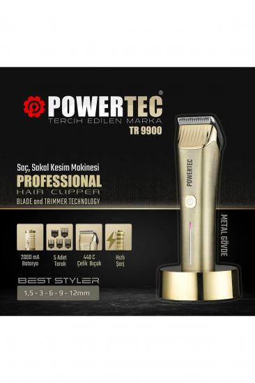 Powertec TR-9900 Saç Sakal Kesim Makinesi